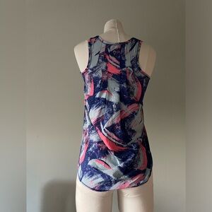 Ivivva blue purple tie dye tank 8